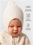 Шапочка детская Amarobaby Pure Love Nice вязаная, молочный AB-OD23-PLN16/33-38