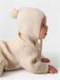 Шапочка детская Amarobaby Pure Love Nice вязаная, молочный AB-OD23-PLN16/33-38