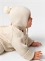 Шапочка детская Amarobaby Pure Love Nice вязаная, молочный AB-OD23-PLN16/33-38