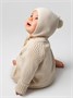 Шапочка детская Amarobaby Pure Love Nice вязаная, молочный AB-OD23-PLN16/33-38