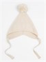 Шапочка детская Amarobaby Pure Love Nice вязаная, молочный AB-OD23-PLN16/33-38