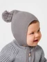 Шапочка детская Amarobaby Pure Love Nice вязаная, серый AB-OD23-PLN16/11-38