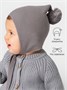 Шапочка детская Amarobaby Pure Love Nice вязаная, серый AB-OD23-PLN16/11-38