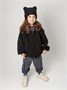 Шапка плюшевая с ушками мишки детская Amarobaby Plush, черный AB-OD24-P16/09-50