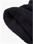 Шапка плюшевая с ушками мишки детская Amarobaby Plush, черный AB-OD24-P16/09-50