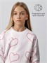 Свитер детский вязаный Amarobaby HEART, цвет молочный AB-OD24-H26/33-122