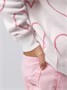 Свитер детский вязаный Amarobaby HEART, цвет молочный AB-OD24-H26/33-122
