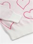 Свитер детский вязаный Amarobaby HEART, цвет молочный AB-OD24-H26/33-122