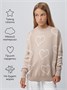 Свитер детский вязаный Amarobaby HEART, цвет бежевый AB-OD24-H26/03-122
