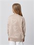 Свитер детский вязаный Amarobaby HEART, цвет бежевый AB-OD24-H26/03-122