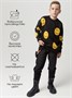 Свитер детский вязаный Amarobaby HAPPY, цвет черный AB-OD24-HAPPY26/09-122
