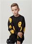Свитер детский вязаный Amarobaby HAPPY, цвет черный AB-OD24-HAPPY26/09-122