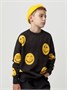 Свитер детский вязаный Amarobaby HAPPY, цвет черный AB-OD24-HAPPY26/09-122