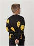 Свитер детский вязаный Amarobaby HAPPY, цвет черный AB-OD24-HAPPY26/09-122
