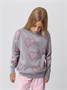 Свитер детский вязаный Amarobaby HEART, цвет серый AB-OD24-H26/11-122