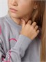 Свитер детский вязаный Amarobaby HEART, цвет серый AB-OD24-H26/11-122