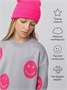 Свитер детский вязаный Amarobaby HAPPY, цвет серый AB-OD24-HAPPY26/11-122