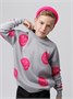 Свитер детский вязаный Amarobaby HAPPY, цвет серый AB-OD24-HAPPY26/11-122