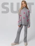 Костюм вязаный детский Amarobaby SUIT, цвет серый AB-OD24-S11/11-116