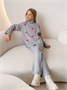 Костюм вязаный детский Amarobaby SUIT, цвет серый AB-OD24-S11/11-116