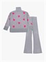 Костюм вязаный детский Amarobaby SUIT, цвет серый AB-OD24-S11/11-116
