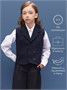 Жилет трикотажный детский Amarobaby Study Smart, синий AB-OD24-SS10/20-128