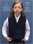 Жилет трикотажный детский Amarobaby Study Smart, синий AB-OD24-SS10/20-128