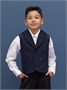 Жилет трикотажный детский Amarobaby Study Smart, синий AB-OD24-SS10/20-128
