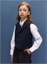 Жилет трикотажный детский Amarobaby Study Smart, синий AB-OD24-SS10/20-128