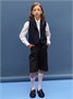 Жилет трикотажный детский Amarobaby Study Smart, синий AB-OD24-SS10/20-128