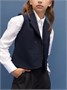 Жилет трикотажный детский Amarobaby Study Smart, синий AB-OD24-SS10/20-128