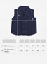 Жилет трикотажный детский Amarobaby Study Smart, синий AB-OD24-SS10/20-128