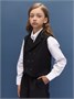 Жилет трикотажный детский Amarobaby Study Smart, черный AB-OD24-SS10/09-128
