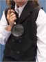 Жилет трикотажный детский Amarobaby Study Smart, черный AB-OD24-SS10/09-128