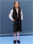 Жилет трикотажный детский Amarobaby Study Smart, черный AB-OD24-SS10/09-128