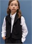 Жилет трикотажный детский Amarobaby Study Smart, черный AB-OD24-SS10/09-128
