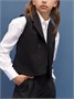 Жилет трикотажный детский Amarobaby Study Smart, черный AB-OD24-SS10/09-128