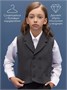 Жилет трикотажный детский Amarobaby Study Smart, серый AB-OD24-SS10/11-128