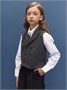 Жилет трикотажный детский Amarobaby Study Smart, серый AB-OD24-SS10/11-128