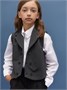 Жилет трикотажный детский Amarobaby Study Smart, серый AB-OD24-SS10/11-128