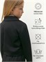 Пиджак трикотажный укороченный для девочки Amarobaby Study Short, черный AB-OD24-SS3002/09-134