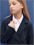 Пиджак трикотажный укороченный для девочки Amarobaby Study Short, синий AB-OD24-SS3002/20-134