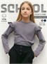Лонгслив детский с рюшами на рукавах Amarobaby Ruffle, цвет серый AB-OD24-R44/11-122