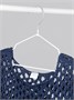Жилет вязаный сетка детский Amarobaby MESH, цвет синий AB-OD24-KNIT10M/20-128