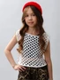 Жилет вязаный сетка детский Amarobaby MESH, цвет белый AB-OD24-KNIT10M/00-128