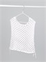 Жилет вязаный сетка детский Amarobaby MESH, цвет белый AB-OD24-KNIT10M/00-128