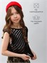 Жилет вязаный сетка детский Amarobaby MESH, цвет черный AB-OD24-KNIT10M/09-128