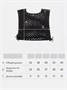 Жилет вязаный сетка детский Amarobaby MESH, цвет черный AB-OD24-KNIT10M/09-128