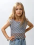 Жилет вязаный сетка детский Amarobaby MESH, цвет серый AB-OD24-KNIT10M/11-128