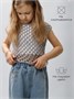 Жилет вязаный сетка детский Amarobaby MESH, цвет серый AB-OD24-KNIT10M/11-128